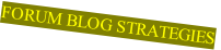 FORUM BLOG STRATEGIES